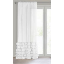 FIRANA GOTOWA DOLLY NA TAŚMIE 140 X 250 CM BIAŁY