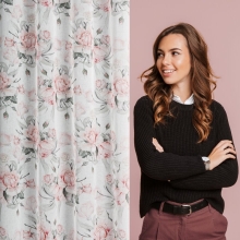 ZASŁONA GOTOWA ELLIE 140 X 270 CM BIAŁY