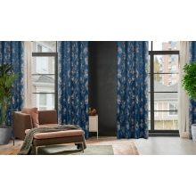ZASŁONA GOTOWA GLORIA 140 X 250 CM GRANATOWY