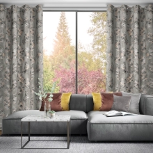 ZASŁONA GOTOWA GLORIA 140 X 250 CM STALOWY