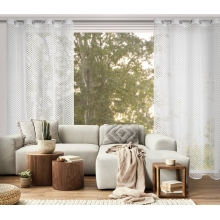 FIRANA GOTOWA LILY 140 X 250 CM BIAŁY