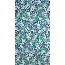 ZASŁONA GOTOWA D91 PALMS 02 140 X 250 CM BIAŁY
