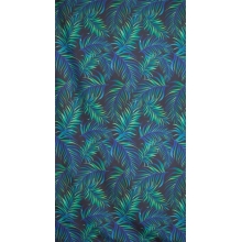 ZASŁONA GOTOWA D91 PALMS 01 140 X 250 CM CZARNY