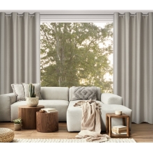 ZASŁONA GOTOWA SELINA 140 X 250 CM CIEMNOBEŻOWY