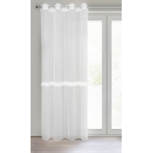 FIRANA GOTOWA SYLVI 140 X 260 CM BIAŁY