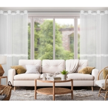 FIRANA GOTOWA SYLVI 140 X 260 CM BIAŁY