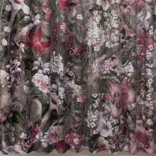 ZASŁONA GOTOWA GLORY NA TAŚMIE 140 X 270 CM SZAROBEŻOWY