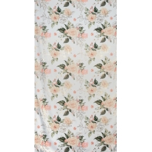 ZASŁONA GOTOWA ROSE NA TAŚMIE 135 X 270 CM BIAŁY