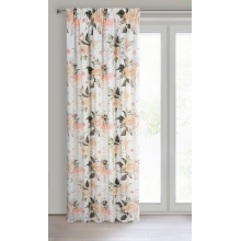 ZASŁONA GOTOWA ROSE NA TAŚMIE 135 X 270 CM BIAŁY