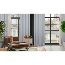 ZASŁONA GOTOWA CARLO 135 X 250 CM SREBRNY