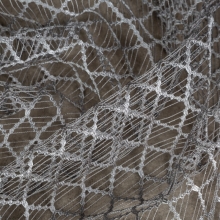 FIRANA GOTOWA AIDEN 140 X 250 CM SREBRNY