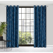ZASŁONA DEKORACYJNA PIERRE CARDIN MARGO 140 X 250 CM GRANATOWY