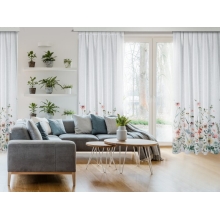 ZASŁONA GOTOWA DOLLY NA TAŚMIE 140 X 270 CM BIAŁY