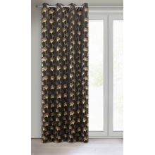 ZASŁONA GOTOWA CLARA 135 X 250 CM CZARNY