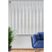 FIRANA GOTOWA SIBEL NA TAŚMIE 300 X 150 CM BIAŁY