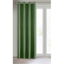 ZASŁONA GOTOWA RITA 140 X 250 CM CIEMNOZIELONY
