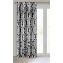 ZASŁONA GOTOWA ELOISA 140 X 250 CM CZARNY