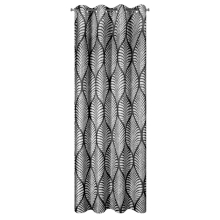 ZASŁONA GOTOWA ELOISA 140 X 250 CM CZARNY