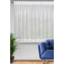 FIRANA GOTOWA SARI NA TAŚMIE 300 X 145 CM BIAŁY