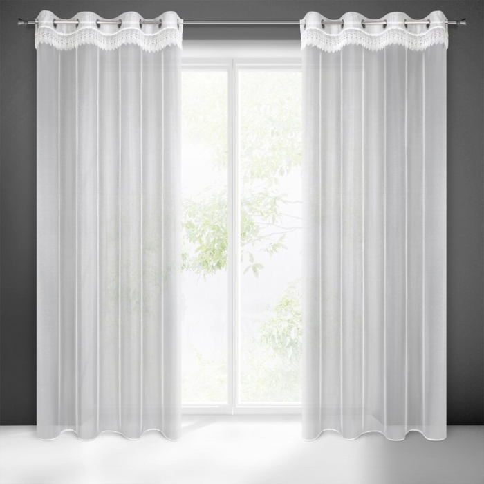 FIRANA GOTOWA SARI 1 140 X 250 CM BIAŁY