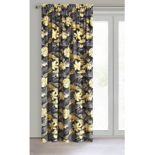 ZASŁONA GOTOWA BLER NA TAŚMIE 140 X 270 CM CZARNY