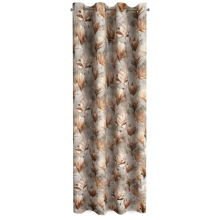 ZASŁONA GOTOWA LARI 140 X 250 CM CIEMNOBEŻOWY