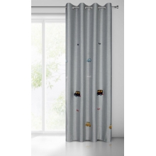ZASŁONA GOTOWA ALVIN 140 X 250 CM SREBRNY
