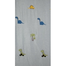 ZASŁONA GOTOWA DINO 140 X 250 CM SREBRNY
