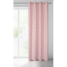 ZASŁONA GOTOWA ELSA 140 X 250 CM RÓŻOWY