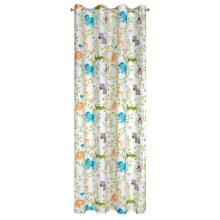 ZASŁONA GOTOWA JUNGLE 140 X 250 CM BIAŁY