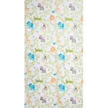 ZASŁONA GOTOWA JUNGLE 140 X 250 CM BIAŁY