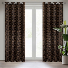 ZASŁONA GOTOWA MARIGOLD 140 X 250 CM CZARNY