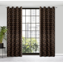 ZASŁONA GOTOWA MARIGOLD 140 X 250 CM CZARNY
