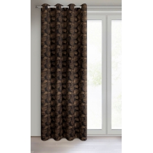 ZASŁONA GOTOWA MARIGOLD 140 X 250 CM CZARNY