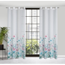 ZASŁONA GOTOWA LILIAN 140 X 250 CM BIAŁY