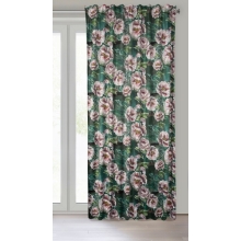 ZASŁONA GOTOWA PALMERA NA TAŚMIE 140 X 270 CM ZIELONY