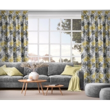 ZASŁONA GOTOWA D91 ELINA NA TAŚMIE 140 X 270 CM BIAŁY