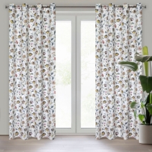 ZASŁONA GOTOWA KRISTAL 140 X 250 CM BIAŁY