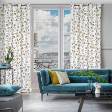 ZASŁONA GOTOWA KRISTAL 140 X 250 CM BIAŁY