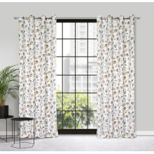 ZASŁONA GOTOWA KRISTAL 140 X 250 CM BIAŁY