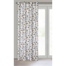 ZASŁONA GOTOWA KRISTAL 140 X 250 CM BIAŁY