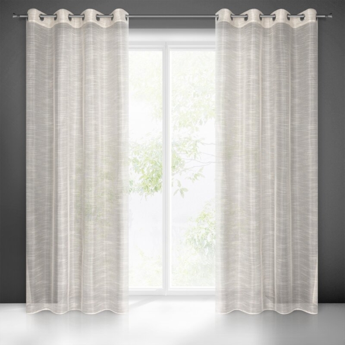 FIRANA GOTOWA RACHEL 140 X 250 CM NATURALNY