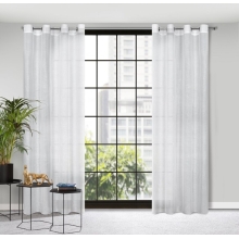 ZASŁONA GOTOWA CINDY 140 X 250 CM BIAŁY
