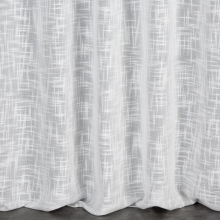 ZASŁONA GOTOWA RUBI NA TAŚMIE 140 X 270 CM BIAŁY