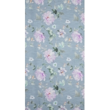 ZASŁONA GOTOWA FLORA 140 X 250 CM POPIELATY
