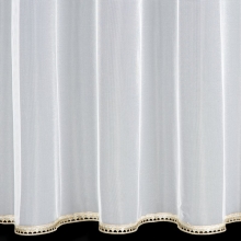 FIRANA GOTOWA CASSIE 300 X 150 CM BIAŁY