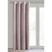 ZASŁONA GOTOWA D91 ROSA 140 X 250 CM PUDROWY RÓŻ