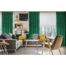 ZASŁONA GOTOWA SAMANTA 140 X 250 CM ZIELONY