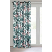 ZASŁONA GOTOWA MADERA 140 X 250 CM ZIELONY