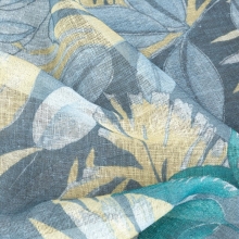 ZASŁONA GOTOWA LENA 140 X 250 CM TURKUSOWY